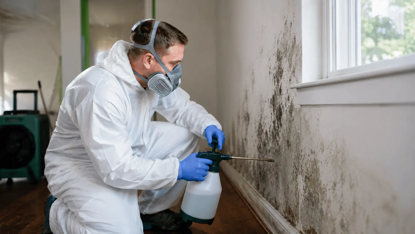 IICRC certified mold remediation technician working in Gainesville FL
